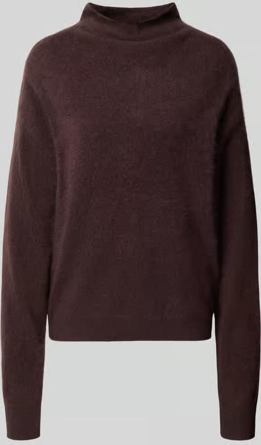 Boss Pullover van mix van wol en kasjmier met mock neck