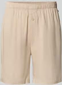 Boss regular fir sweatshorts van mix van viscose en linnen model 'FRESH SHORTS'