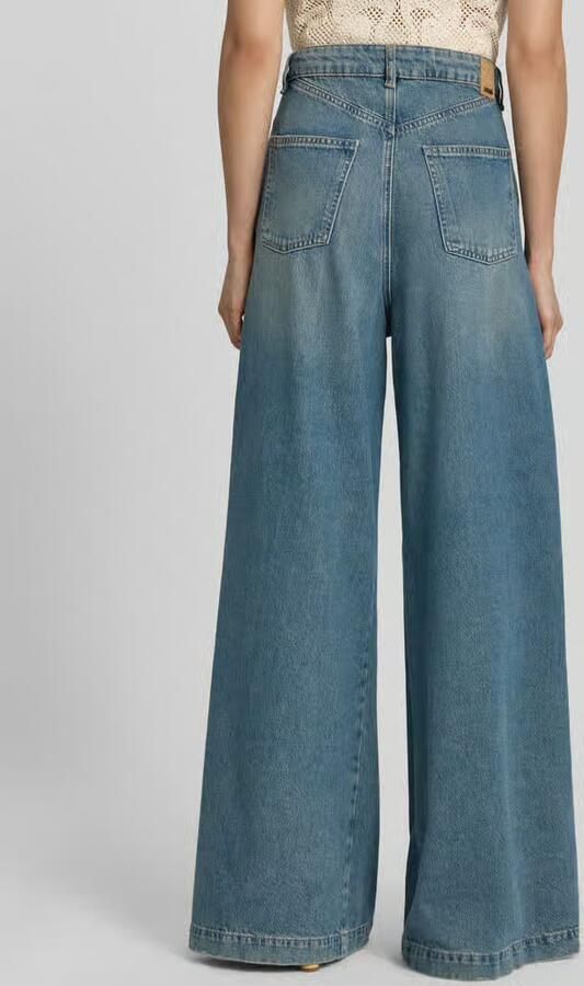 Boss regular fit baggy jeans van mix van katoen en lyocell model 'CENTRAL'