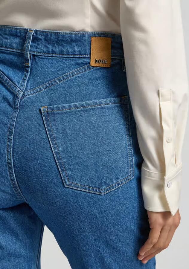 Boss Regular fit bell bottom in 5-pocketmodel model 'LYRIS'