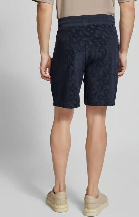 Boss Regular fit bermuda met structuurmotief model 'Lamson'
