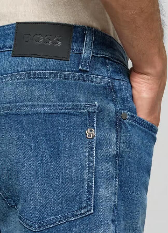 Boss Regular fit bermuda van katoenmix model 'P-Re.Maine' - Foto 2