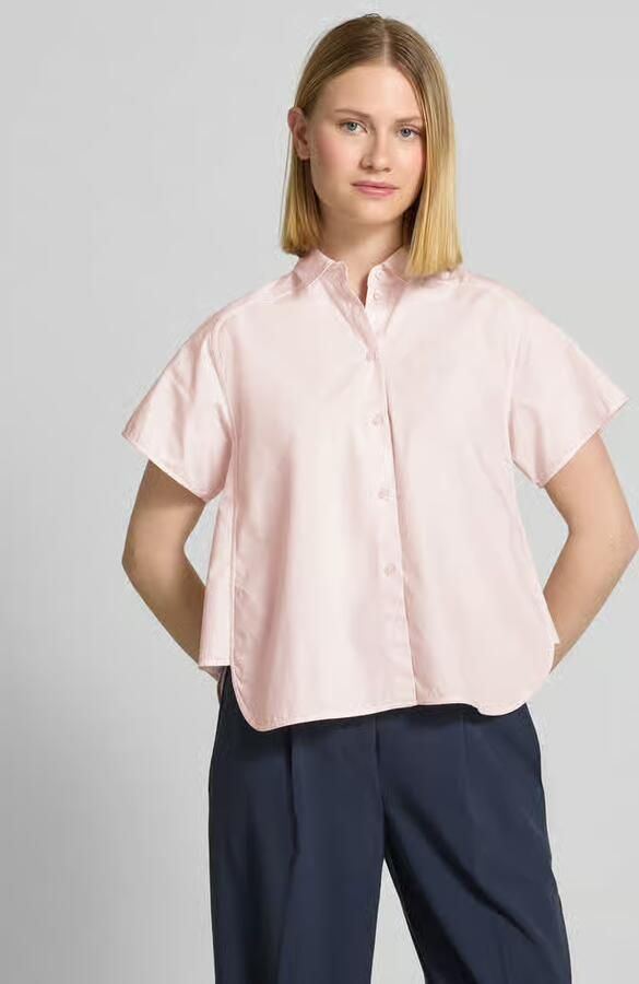 Boss Regular fit blouse met kentkraag model 'Bixina' - Foto 2