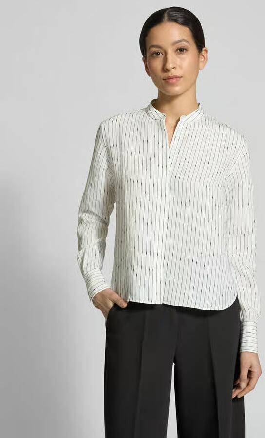 Boss Regular fit Blouse met lange mouwen van Modalmix Model 'BERTYNA' - Foto 3
