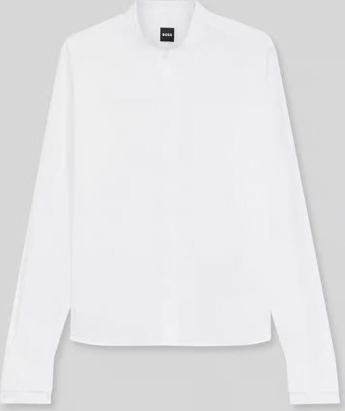 Boss Regular fit blouse met lange mouwen van puur katoen model 'Bertyna_Monday'