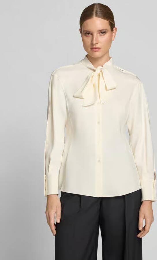 Boss Regular fit blouse met lange mouwen van viscosemix model 'Bonaz' - Foto 3
