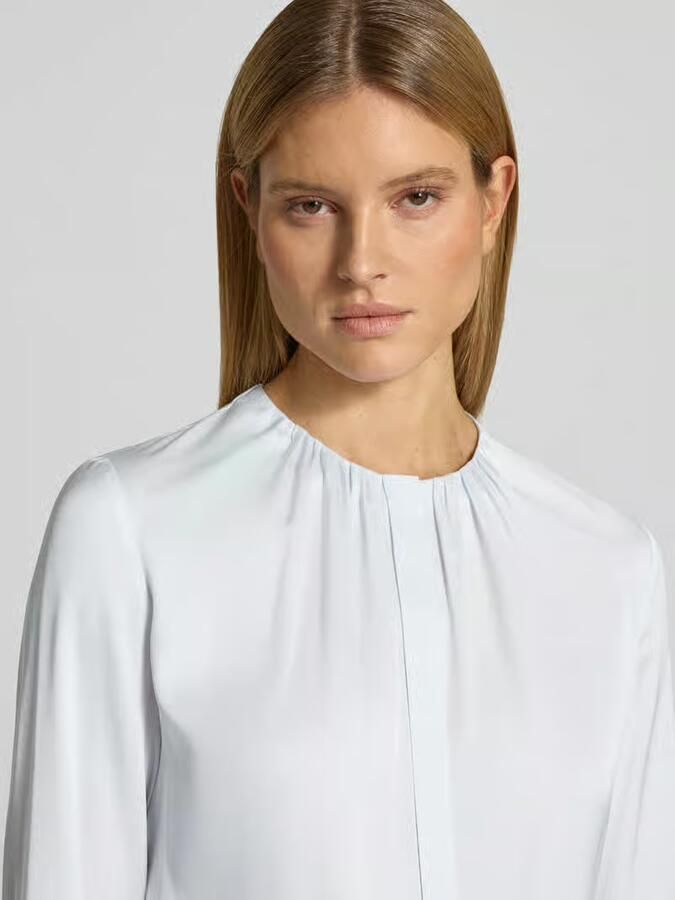 Boss Regular fit blouse met lange mouwen van zijdemix model 'BANORAH'