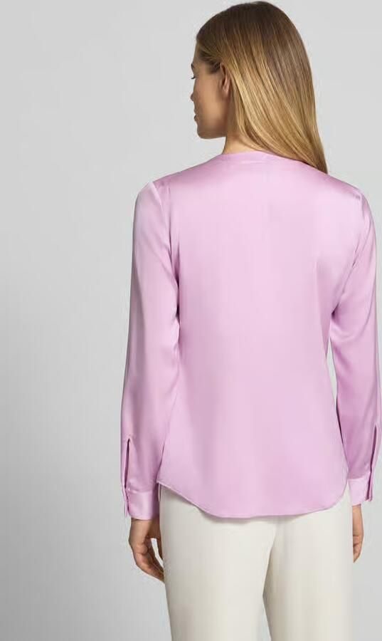 Boss Regular fit blouse met lange mouwen van zijdemix model 'BANORAH'