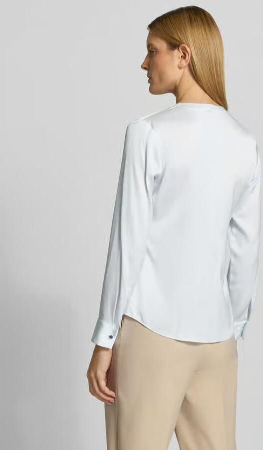 Boss Regular fit blouse met lange mouwen van zijdemix model 'BANORAH'