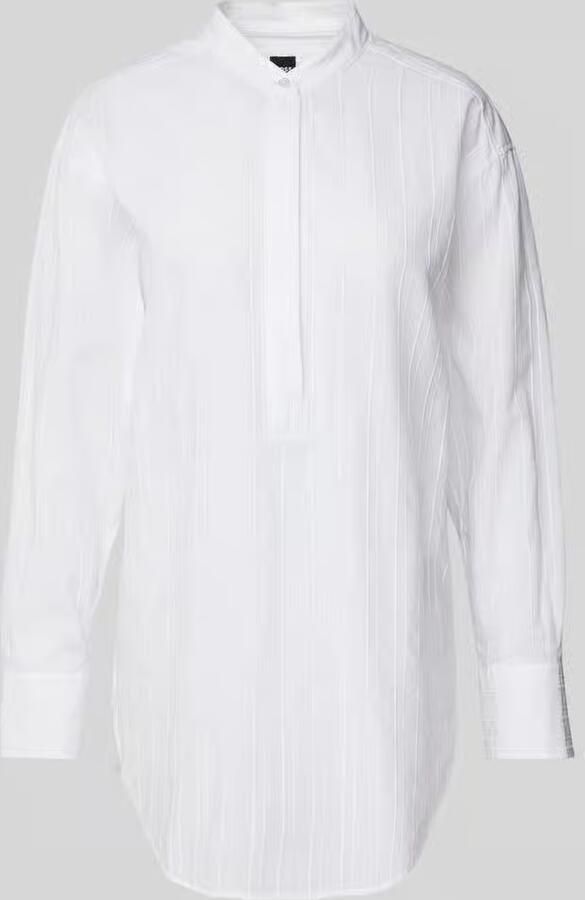 Boss Regular fit blouse met opstaande kraag model 'Brooke_Wednesday' - Foto 2