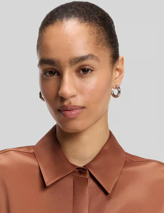 Boss regular fit blouse van pure viscose model 'BERUTA2'