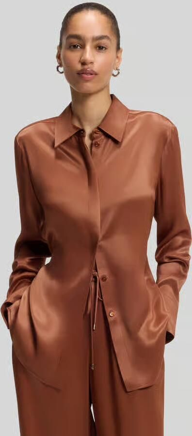 Boss regular fit blouse van pure viscose model 'BERUTA2' - Foto 3