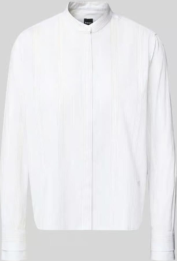 Boss regular fit blouse van puur katoen - Foto 2