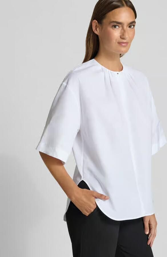 Boss regular fit blouse van puur katoen model 'BANORENA'
