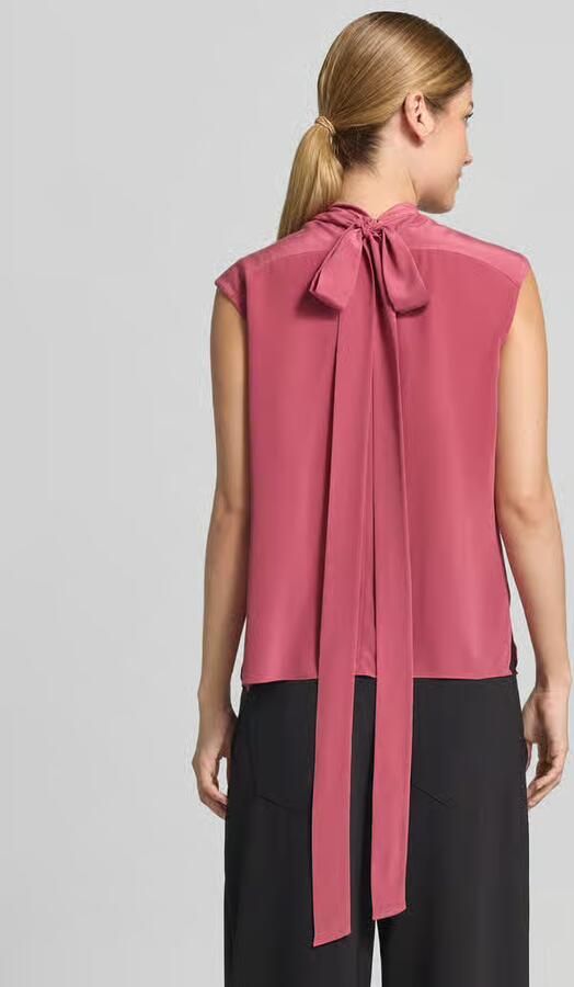 Boss Regular fit blousetop van pure zijde model 'Besei' - Foto 3