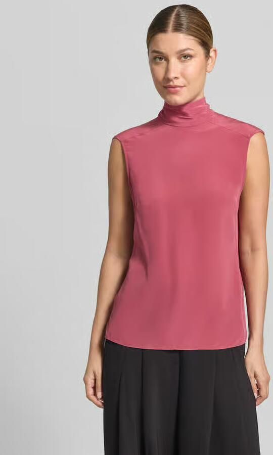 Boss Regular fit blousetop van pure zijde model 'Besei' - Foto 2
