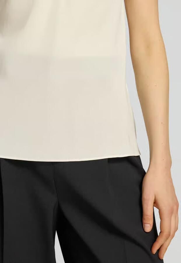 Boss regular fit blousetop van pure zijde model 'BOLARU'