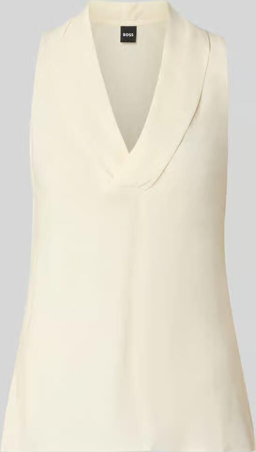 Boss regular fit blousetop van pure zijde model 'BOLARU' - Foto 2