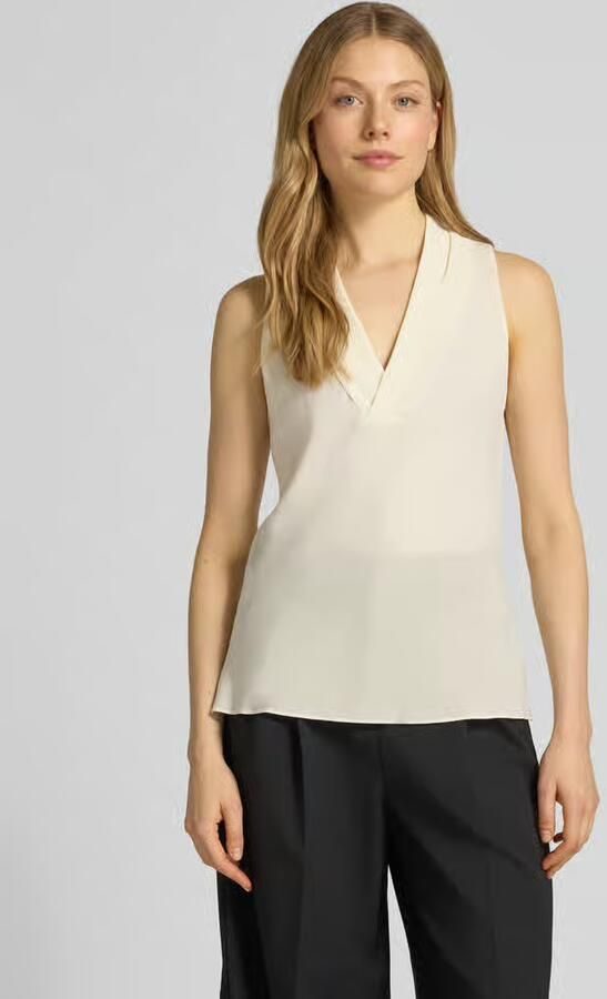 Boss regular fit blousetop van pure zijde model 'BOLARU' - Foto 3