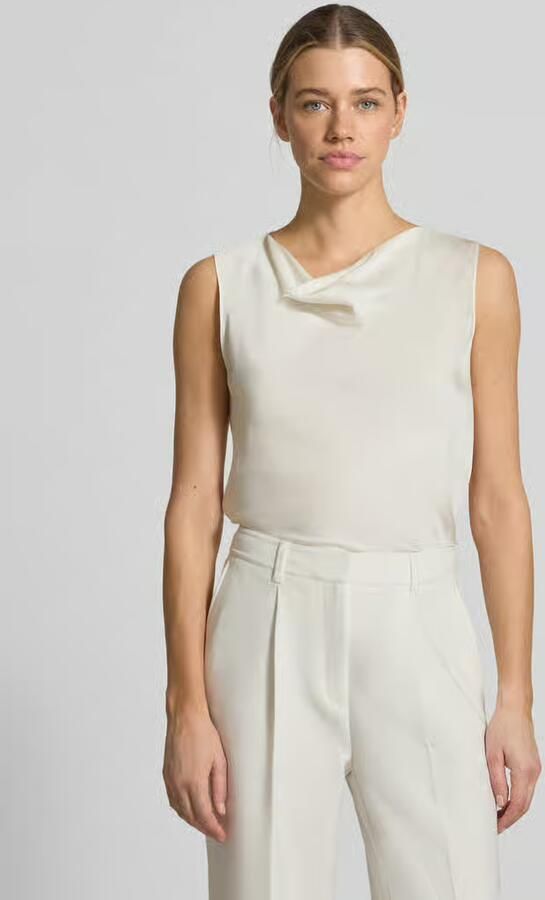 Boss regular fit blousetop van zijdemix model 'BELIDINA' - Foto 3