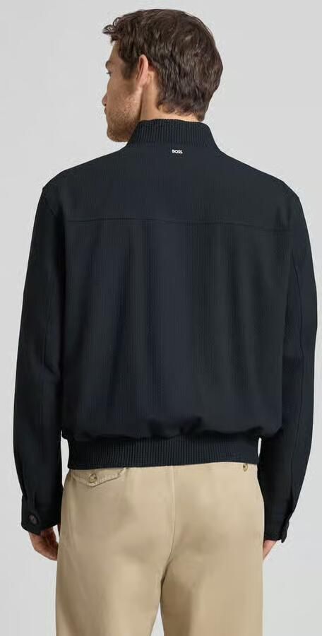 Boss regular fit blouson met baseballkraag model 'H-COMBO'
