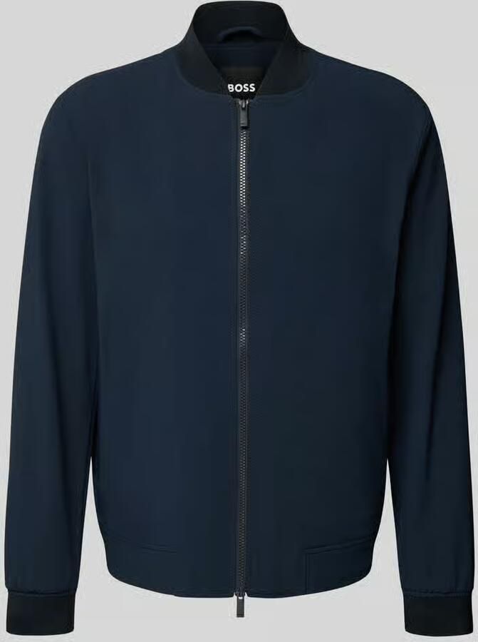 Boss Regular fit blouson met fijne structuur model 'HANRY'