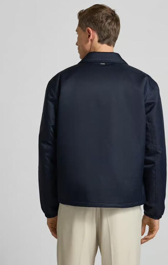 Boss Regular Fit Blouson mit Logo-Muster Modell 'H-CRESTELL'