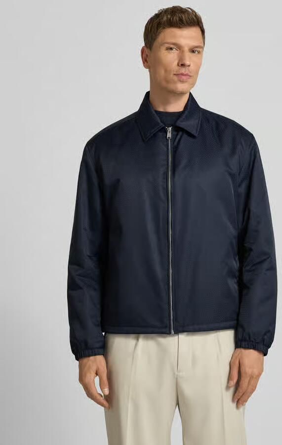 Boss Regular Fit Blouson mit Logo-Muster Modell 'H-CRESTELL' - Foto 4
