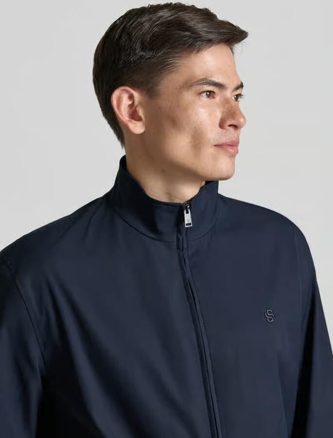 Boss regular fit blouson met logostitching model 'H-CARVO'