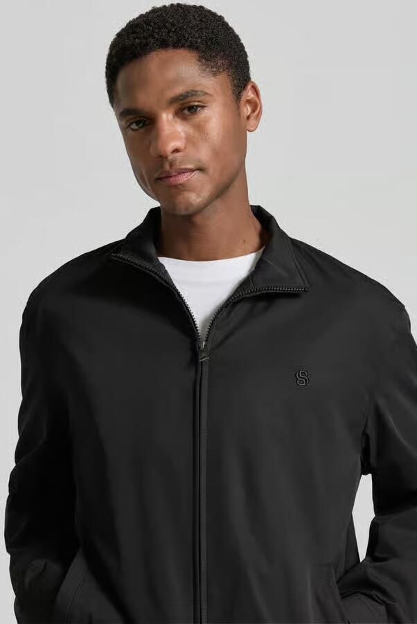 Boss regular fit blouson met logostitching model 'H-CARVO'