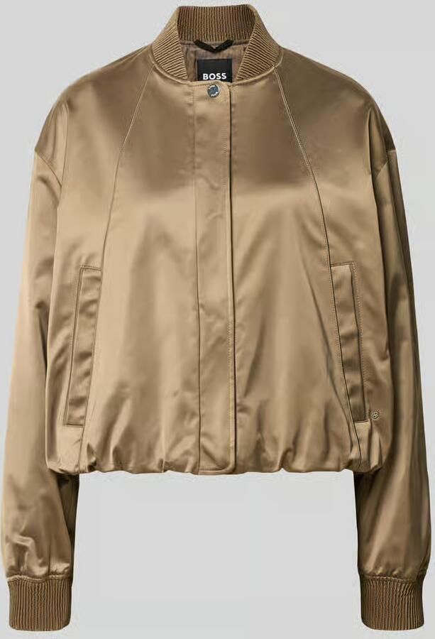 Boss Regular fit blouson met strookzakken model 'Petticali'