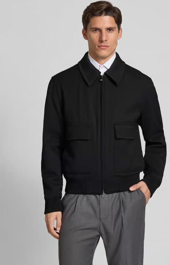 Boss Regular fit bomberjack met wol model 'CHARLY' - Foto 2