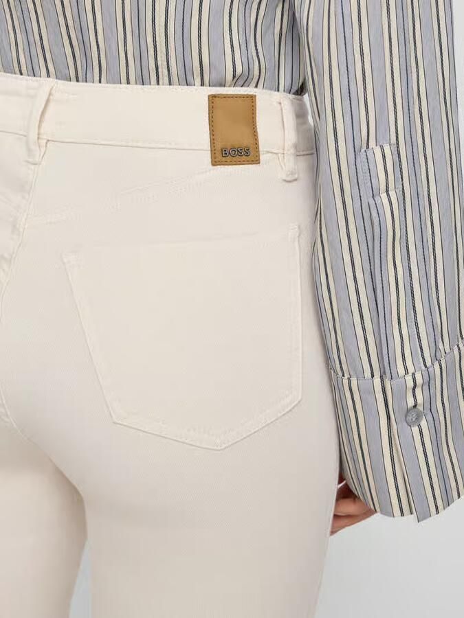 Boss regular fit bootcut-jeans van katoenmix model 'ROSALYA 5.0'