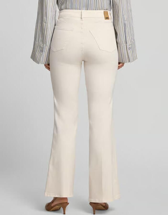 Boss regular fit bootcut-jeans van katoenmix model 'ROSALYA 5.0' - Foto 2