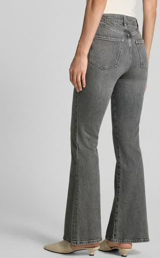 Boss Regular fit bootcut-jeans van katoenmix model 'ROSALYA-FLARE 1.0' - Foto 3
