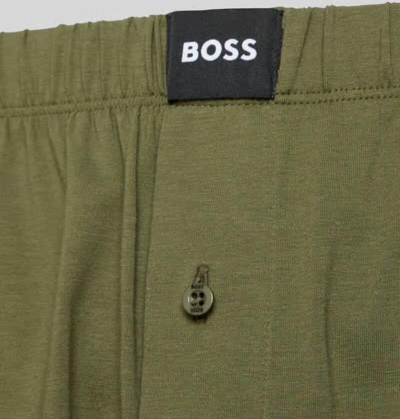 Boss regular fit boxershort uit katoenmix in set van 2 model '2P JERSEY BOXER '