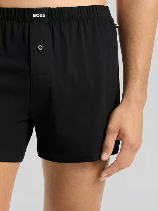 Boss regular fit boxershort van katoenmix model '2P JERSEY BOXER' - Foto 2