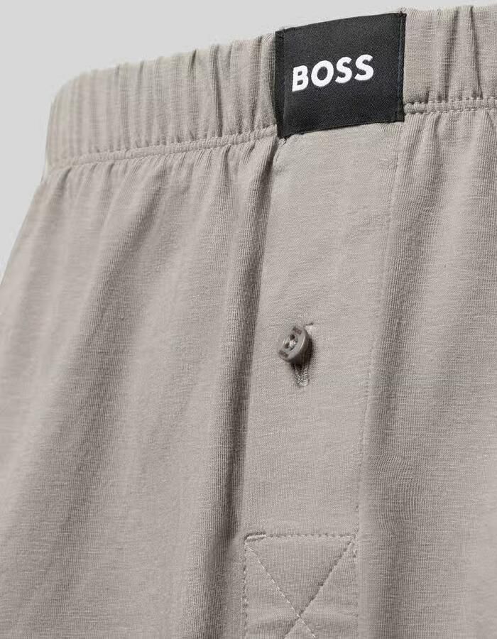 Boss regular fit boxershort van katoenmix model '2P JERSEY BOXER'