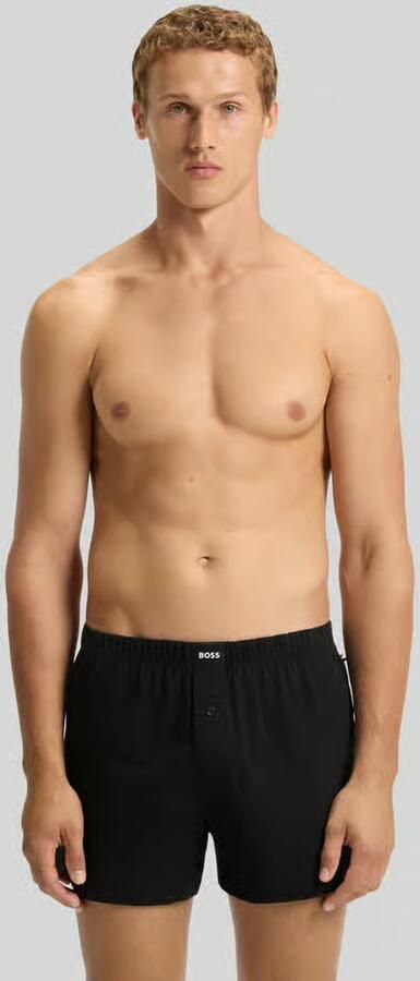 Boss regular fit boxershort van katoenmix model '2P JERSEY BOXER' - Foto 5