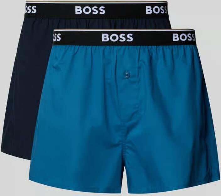 Boss regular fit boxershort van puur katoen in set van 2 model '2P BOXER' - Foto 2