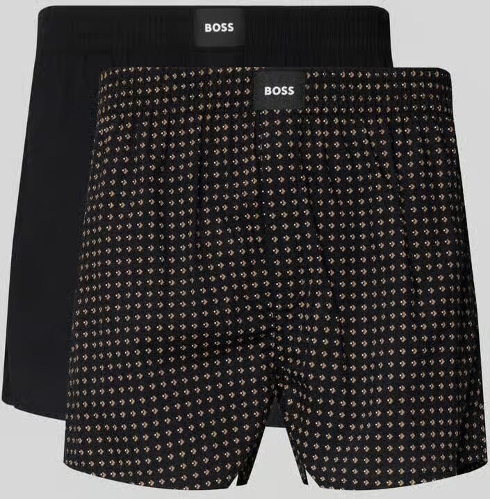Boss Regular fit boxershorts van 100% katoen in set van 2 model 'CW PEACH' - Foto 2