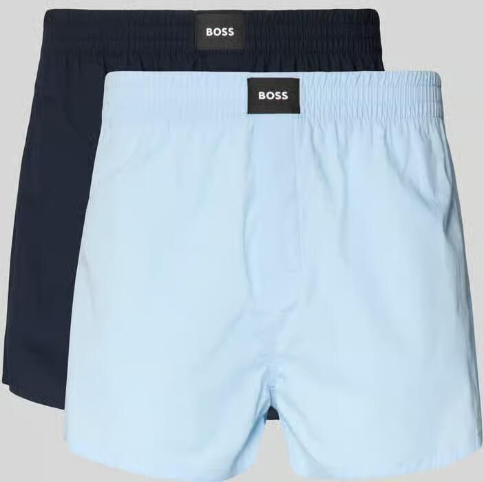 Boss Regular fit boxershorts van 100% katoen in set van 2 model 'CW PEACH' - Foto 2