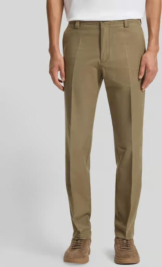 Boss Regular fit broek van katoenmix model 'C-KENT' - Foto 2