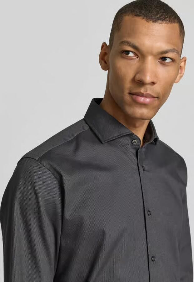 Boss regular fit businesshemd met extra lange mouw model 'H-JOE-SPREAD'