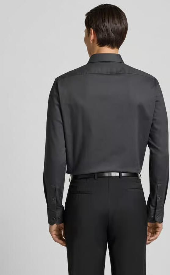 Boss Regular fit businesshemd van katoenmix model 'H-JOE-SPREAD' - Foto 3