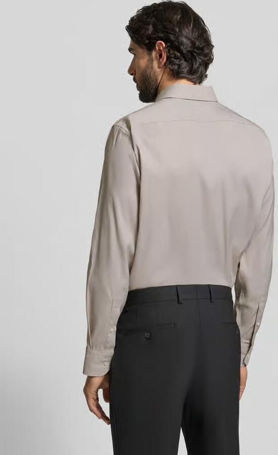 Boss Regular fit zakelijk overhemd van elastisch twill model 'P-JOE-KENT-C1-222' - Foto 3