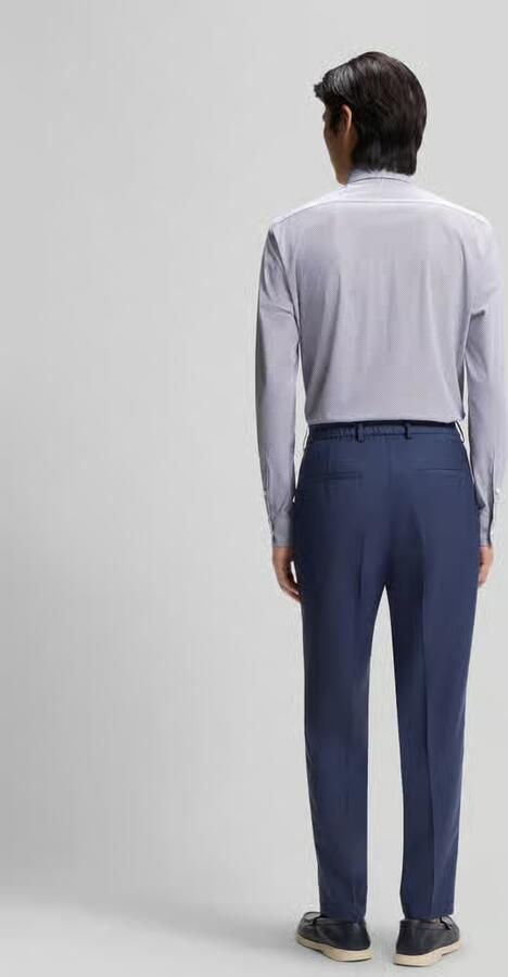 Boss regular fit businessoverhemden van stretch-jersey - Foto 2