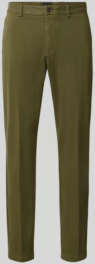 Boss regular fit chino van katoenmix