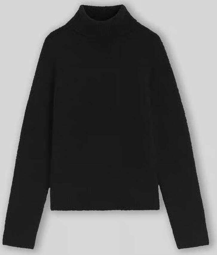 Boss Regular fit col van mix van wol en kasjmier met col