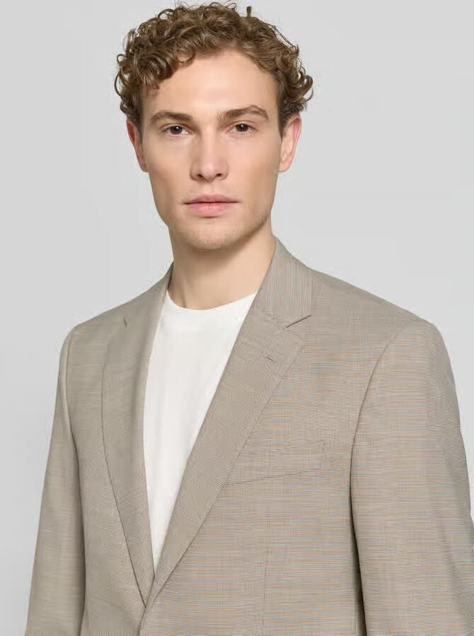 Boss Regular fit colbert met scheerwol model 'JASPER'